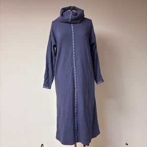 Vintage Geoffrey Beene Union Made 100% wool midi dress size M/L/XL